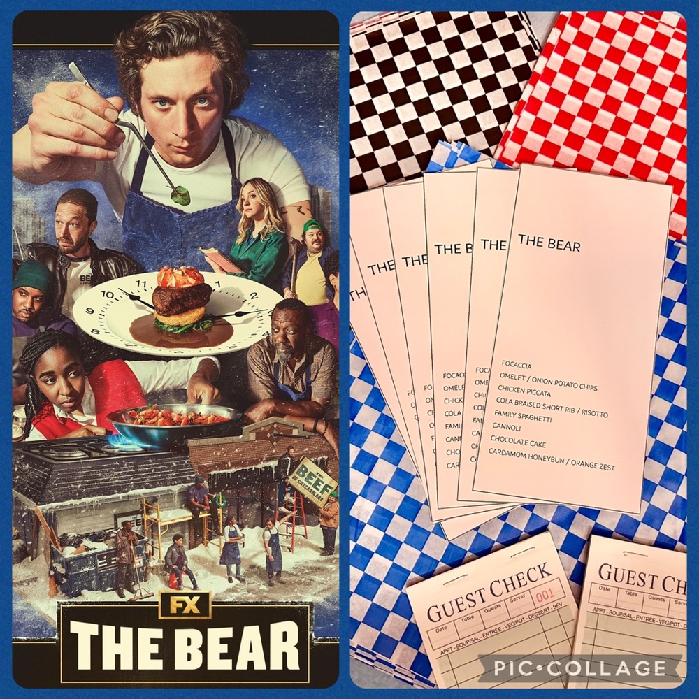 The Bear TV Show Birthday Party Decor Hulu